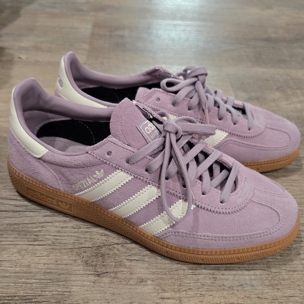Adidas Spezial Purple Suede Sneakers With Gum Sole